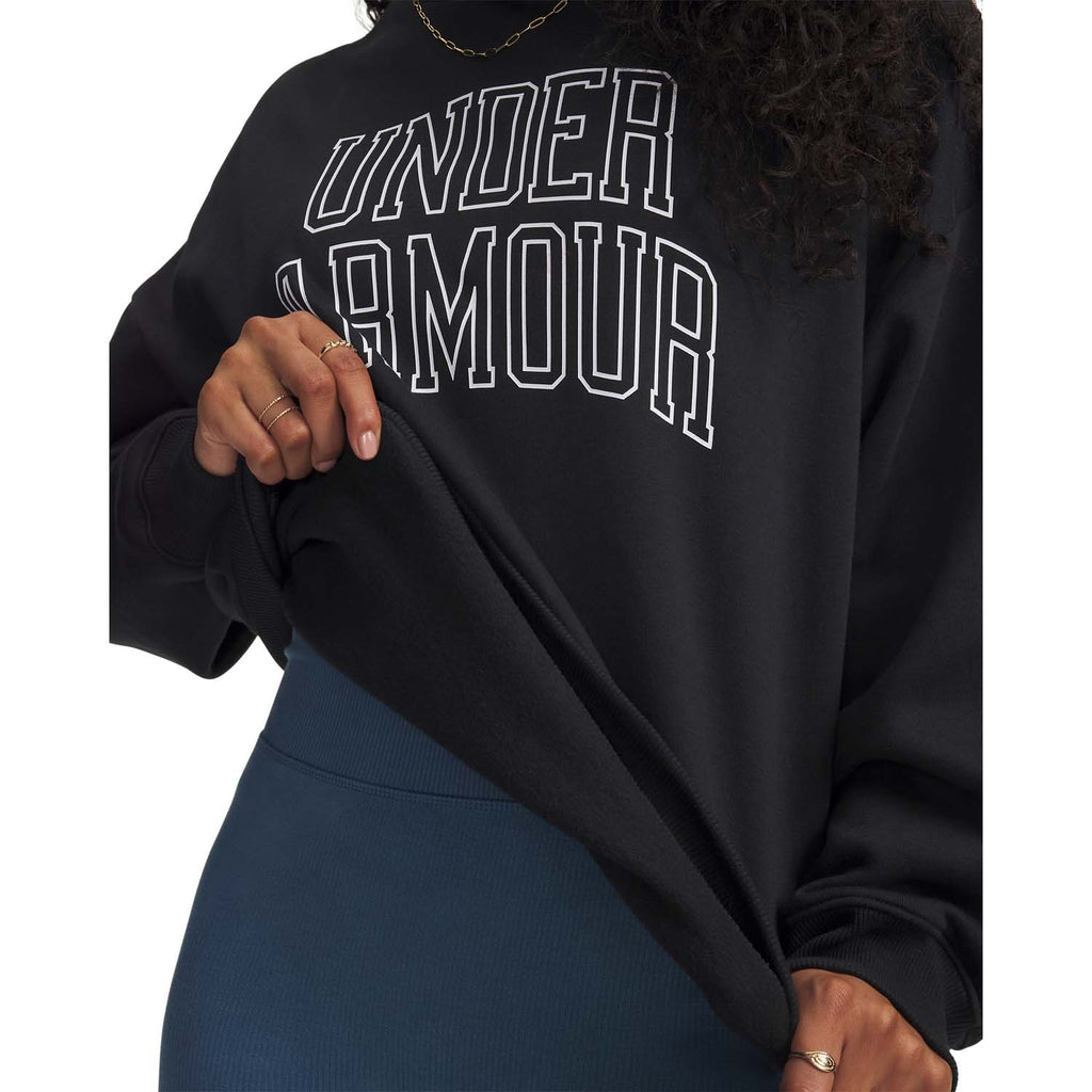Rival Fleece Oversized Varsity Crew Vest
