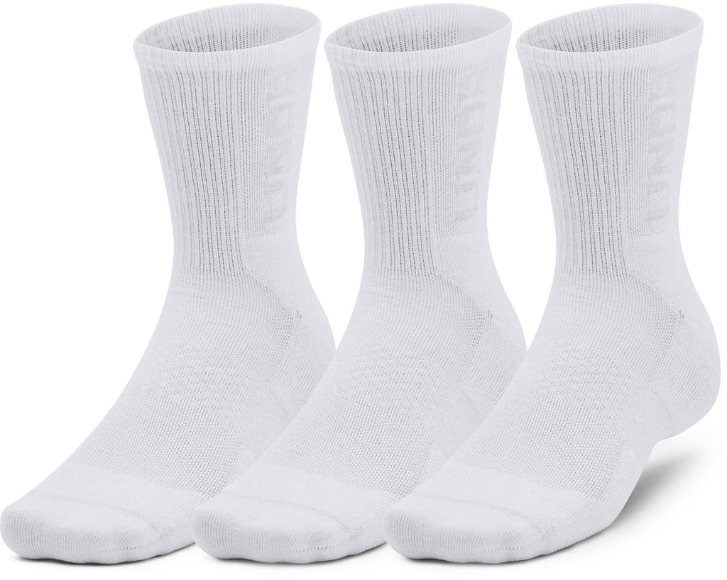 Ua 3-maker 3pk Mid-crew-gry