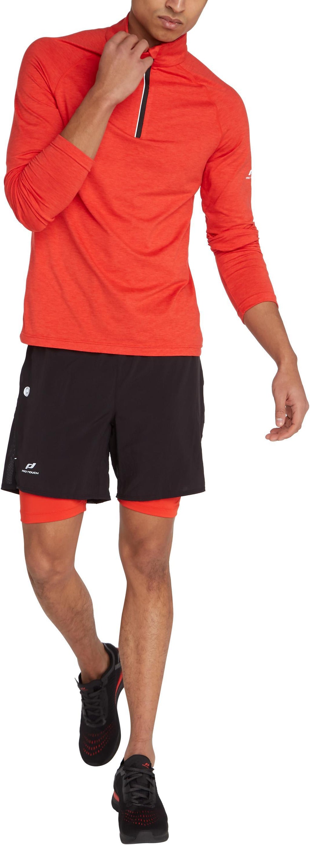 CUSCO uxHr.Langarmshirt/Halbzipp88%Pes 12%El DryPlusEc