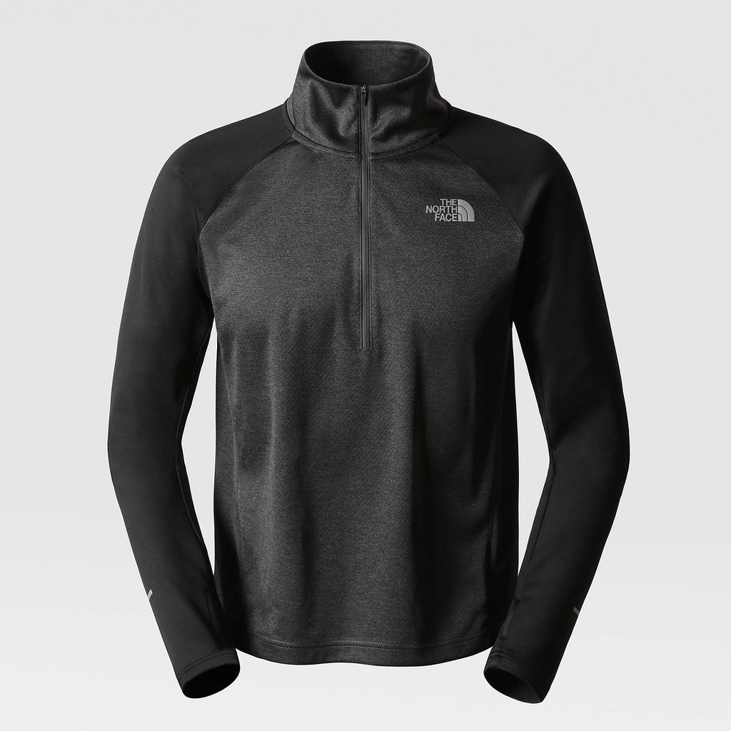 Running fleece met kwartrits