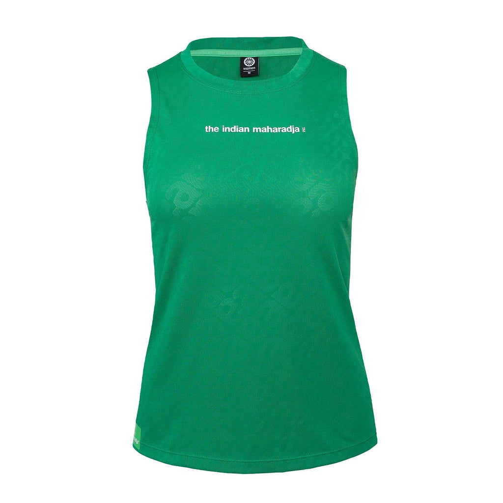 women sleeveless jacquard top