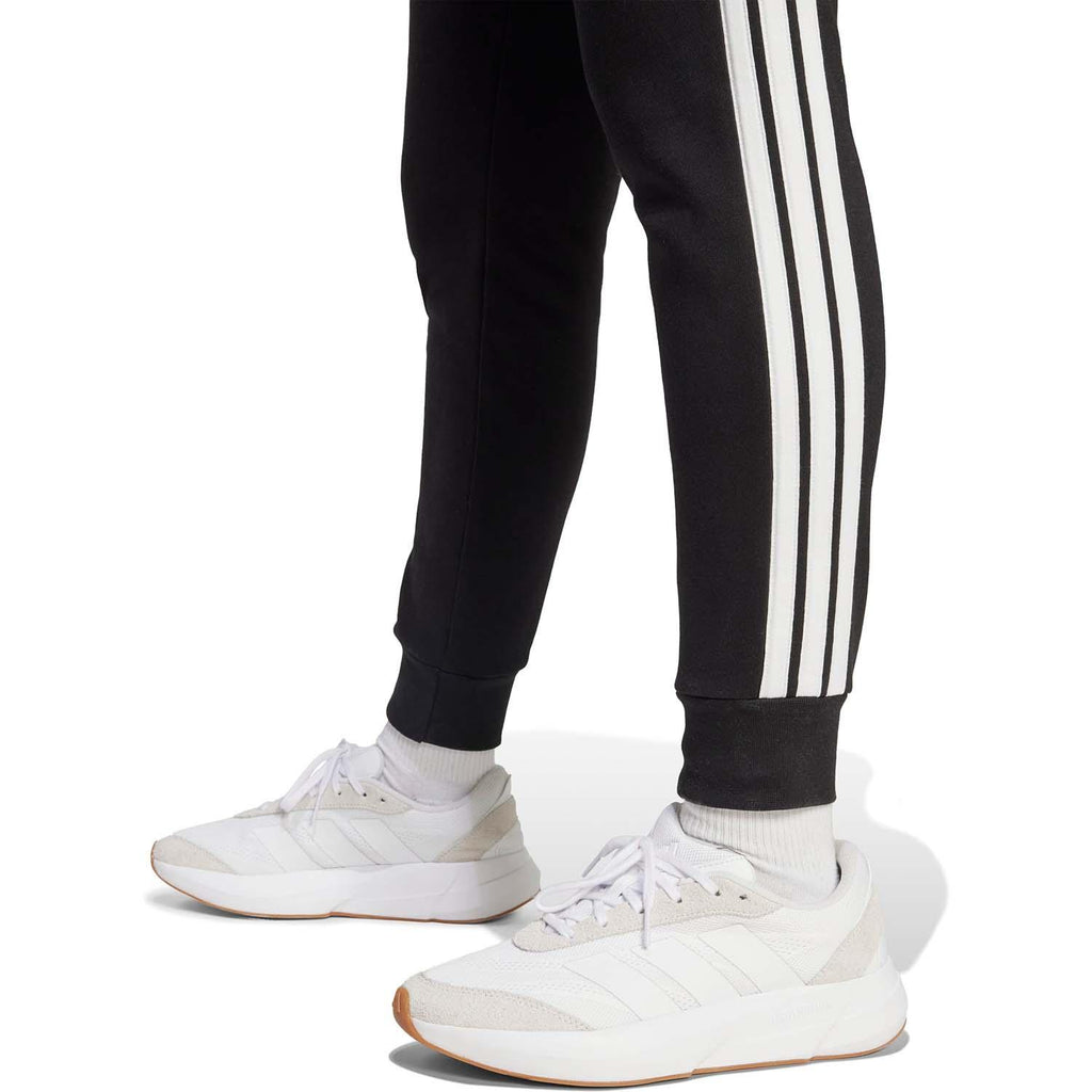 Essentials 3-Stripes Fleece Slim Broek