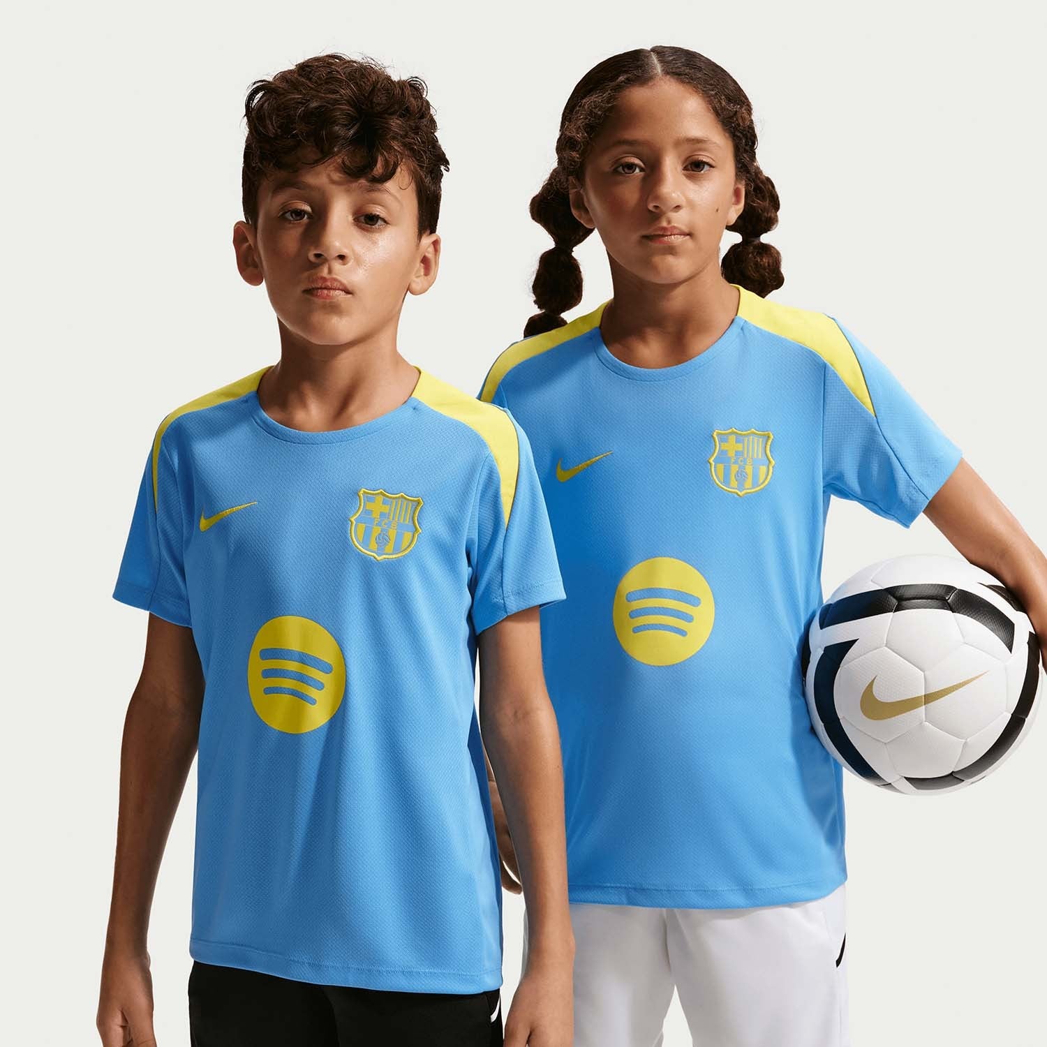 FC Barcelona Dri‑FIT Strike Replica T‑shirt – Junior / Kids