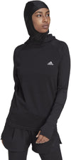 XCITY KNIT LS Da. Laufsweater mit Kapuze