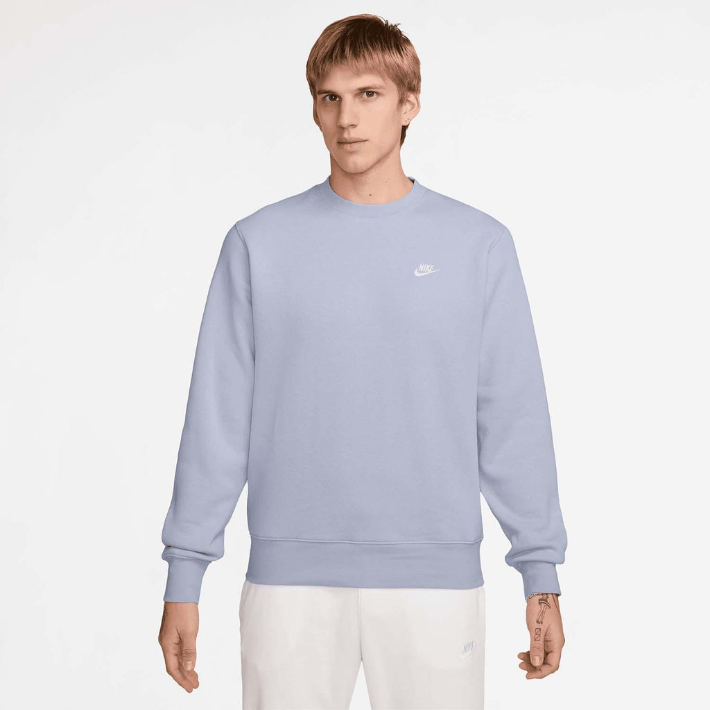 club men's brushed fleece crew