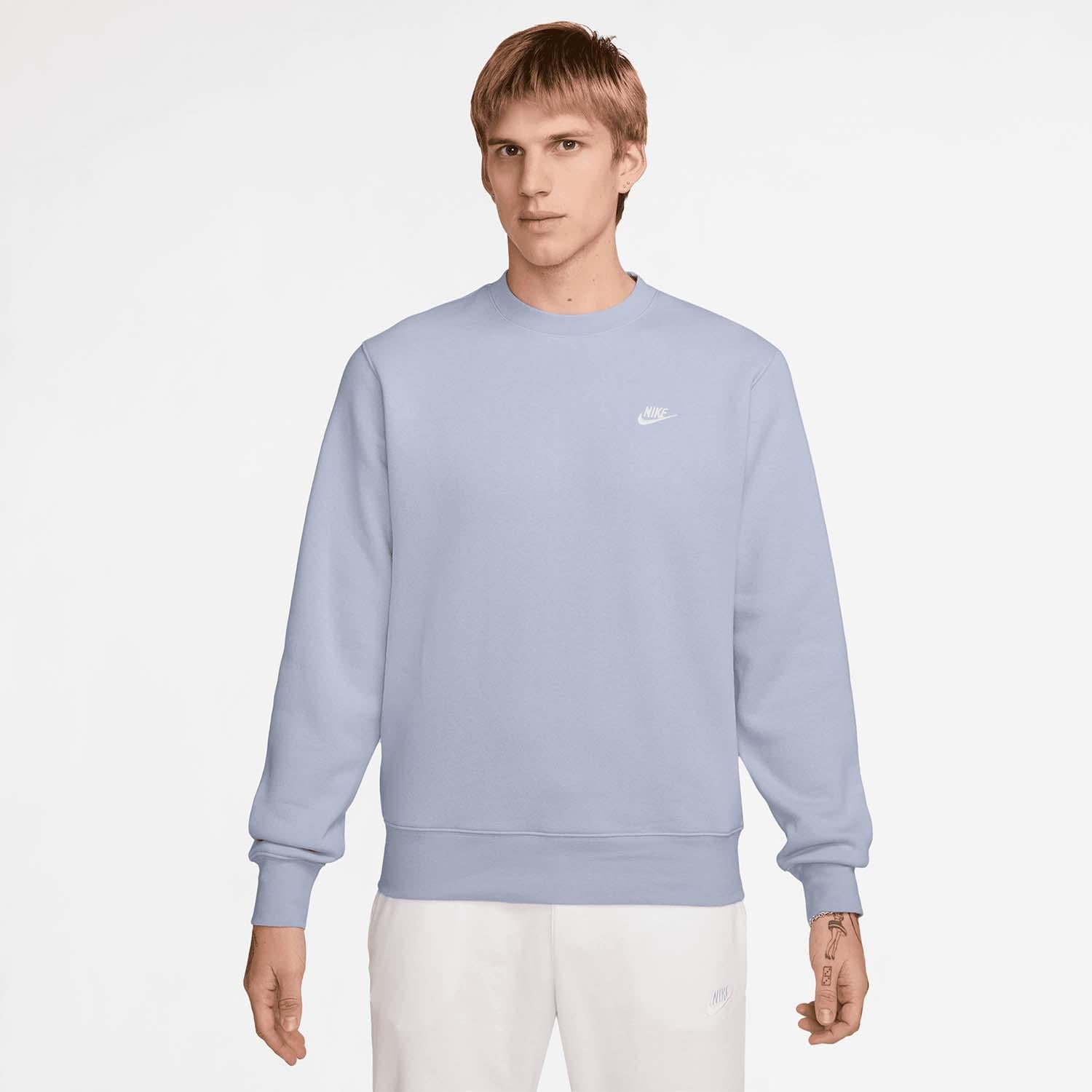 club men's brushed fleece crew
