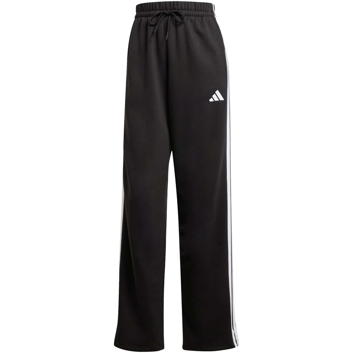 Essentials 3-Stripes Open-Hem French Terry Broek