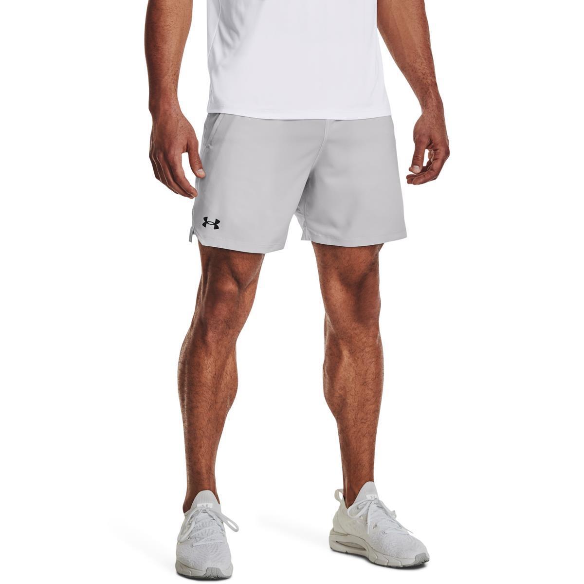 ua vanish woven 6in shorts-gry