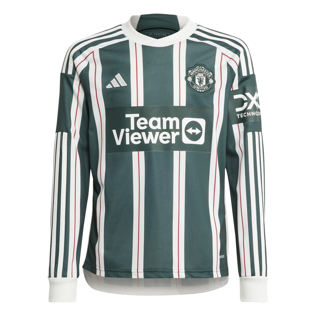 Manchester United 23/24 longsleeve kids uitshirt