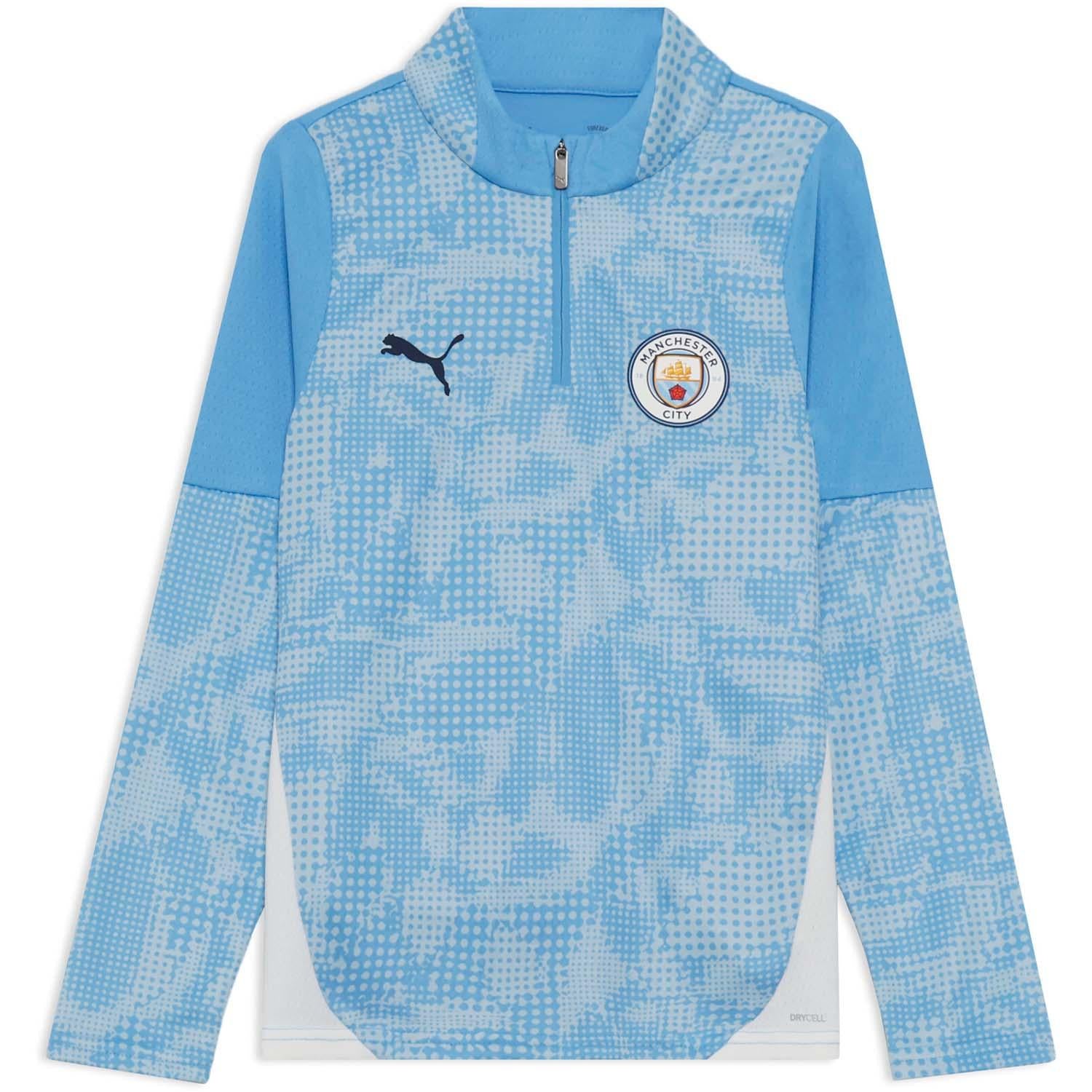mcfc training 1/4 zip top jr