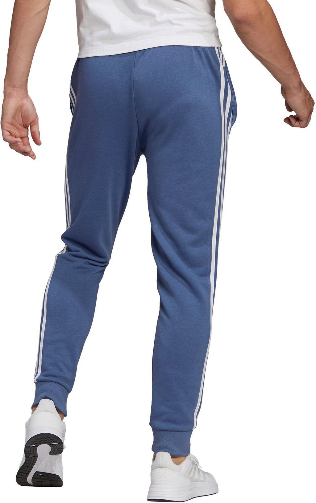 Essentials French Terry Tapered Cuff 3-Stripes Broek