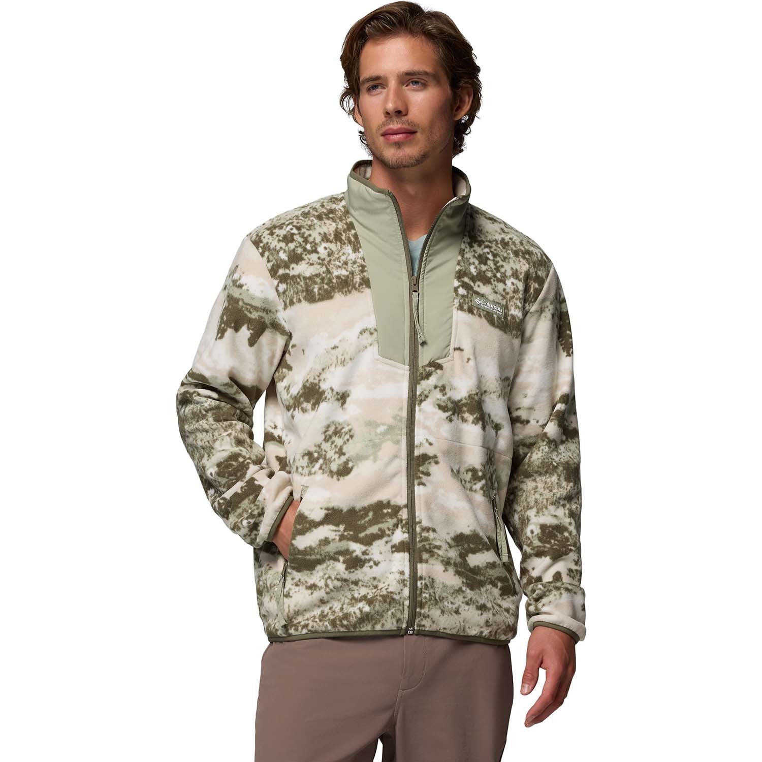 Sequoia Grove Printed Full Zip sweater