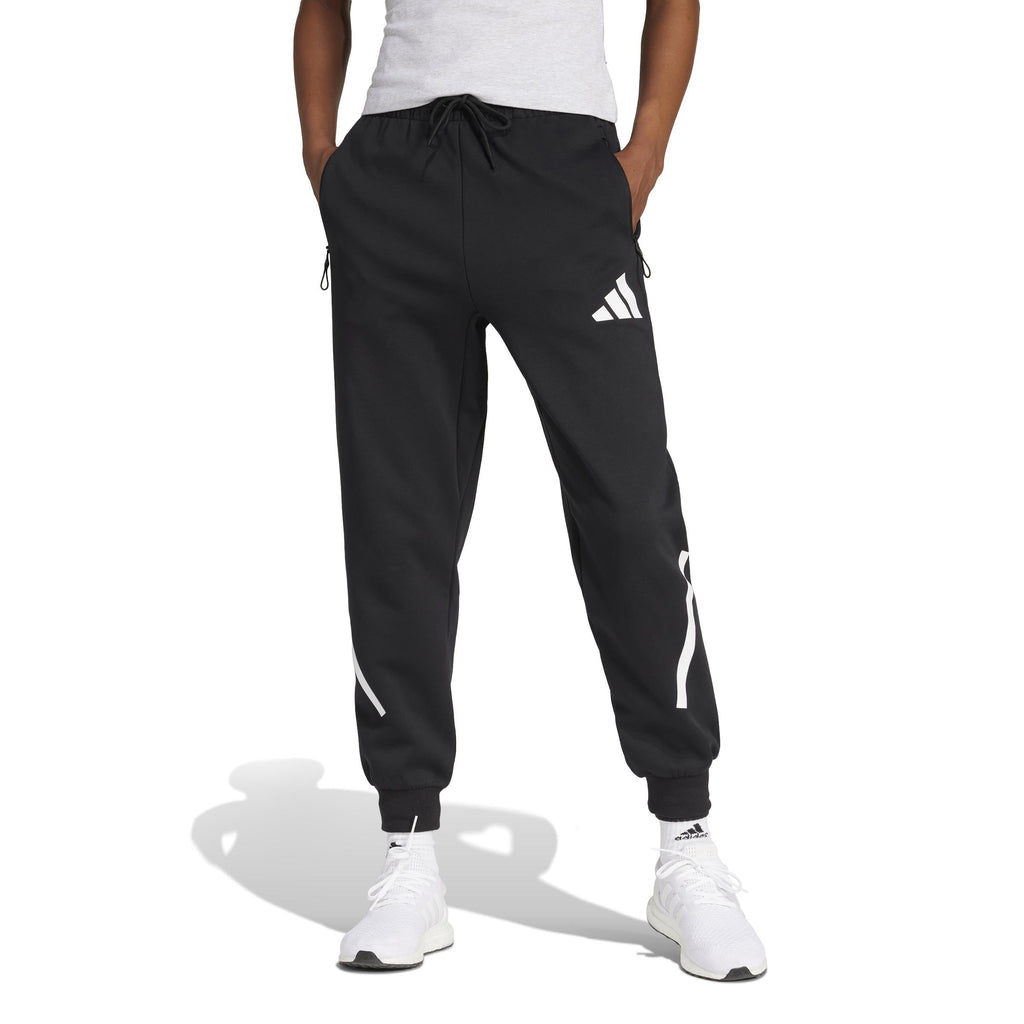PANTA ADIDAS W INTERL CP ZNE BIANCO