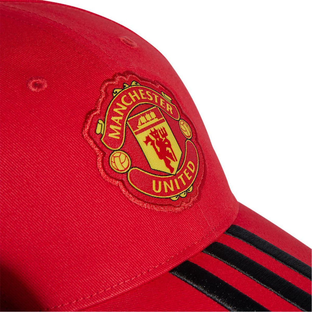 MUFC BB CAP, REARED/BLACK/WH, OS LARGE