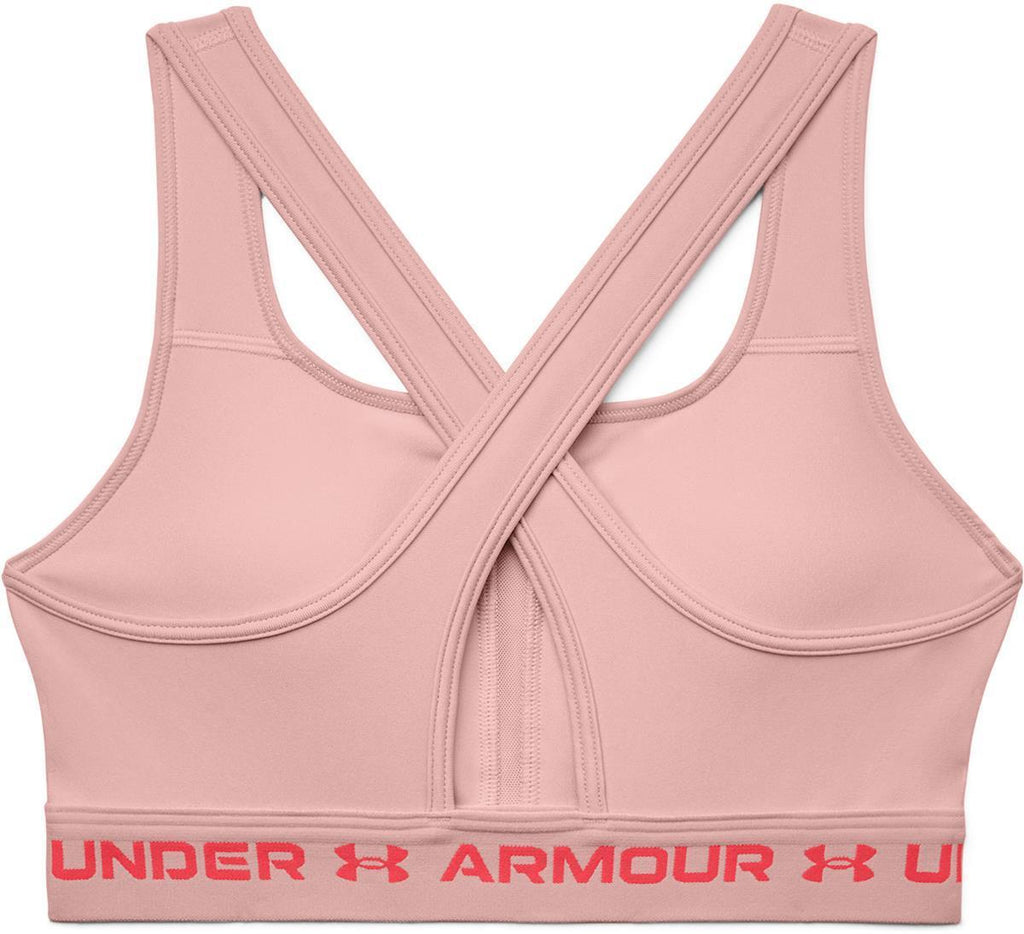 UA Crossback Mid Heather Bra
