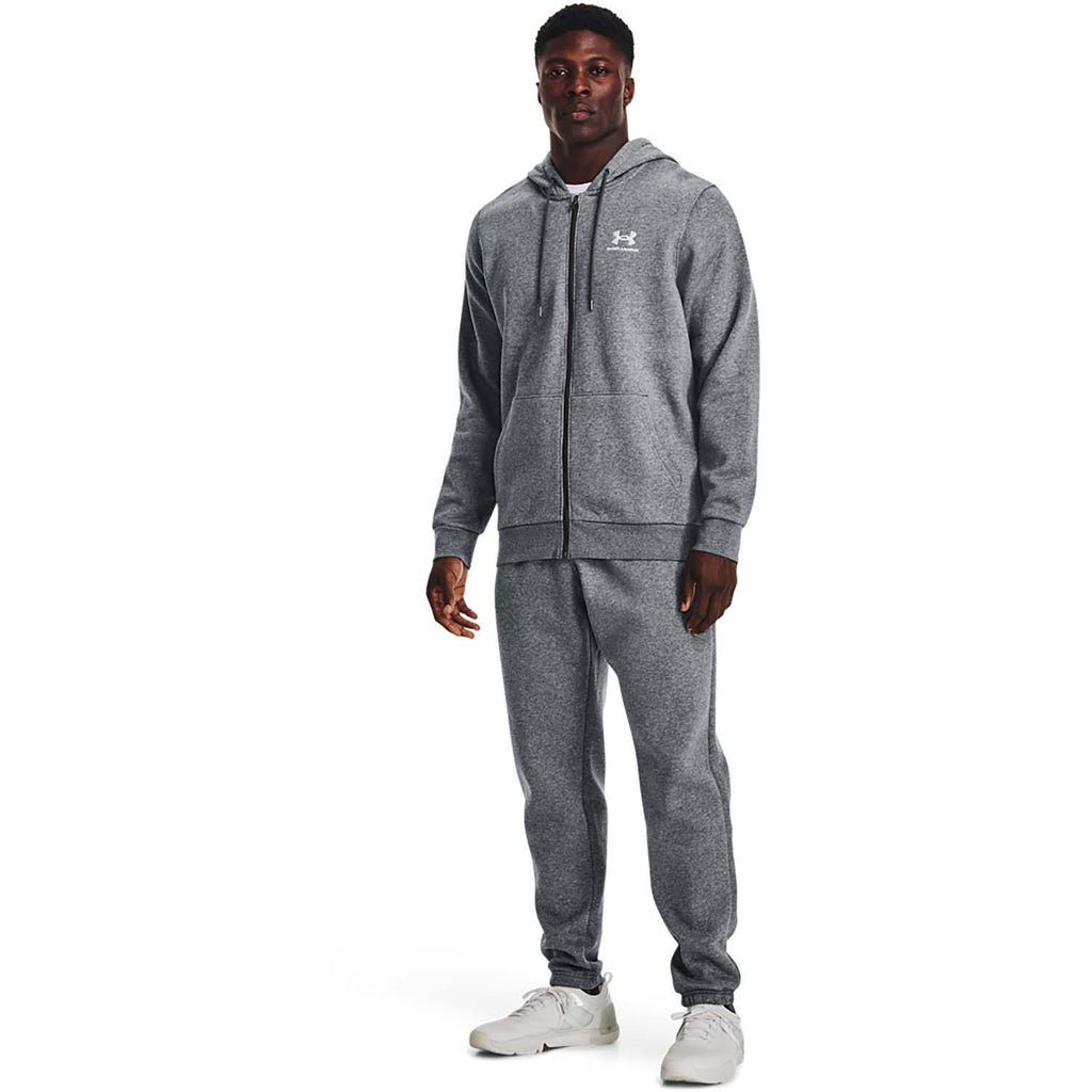 ua essential fleece fz hood