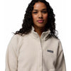 jasper ridge pebbled fleece full snap vest