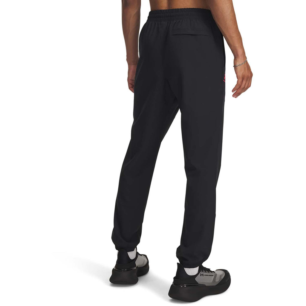 ua vibe woven jogger-blk