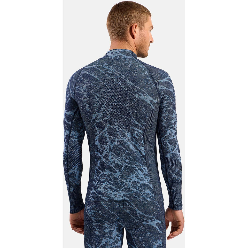 performance warm blackcomb base layer shirt half-zip