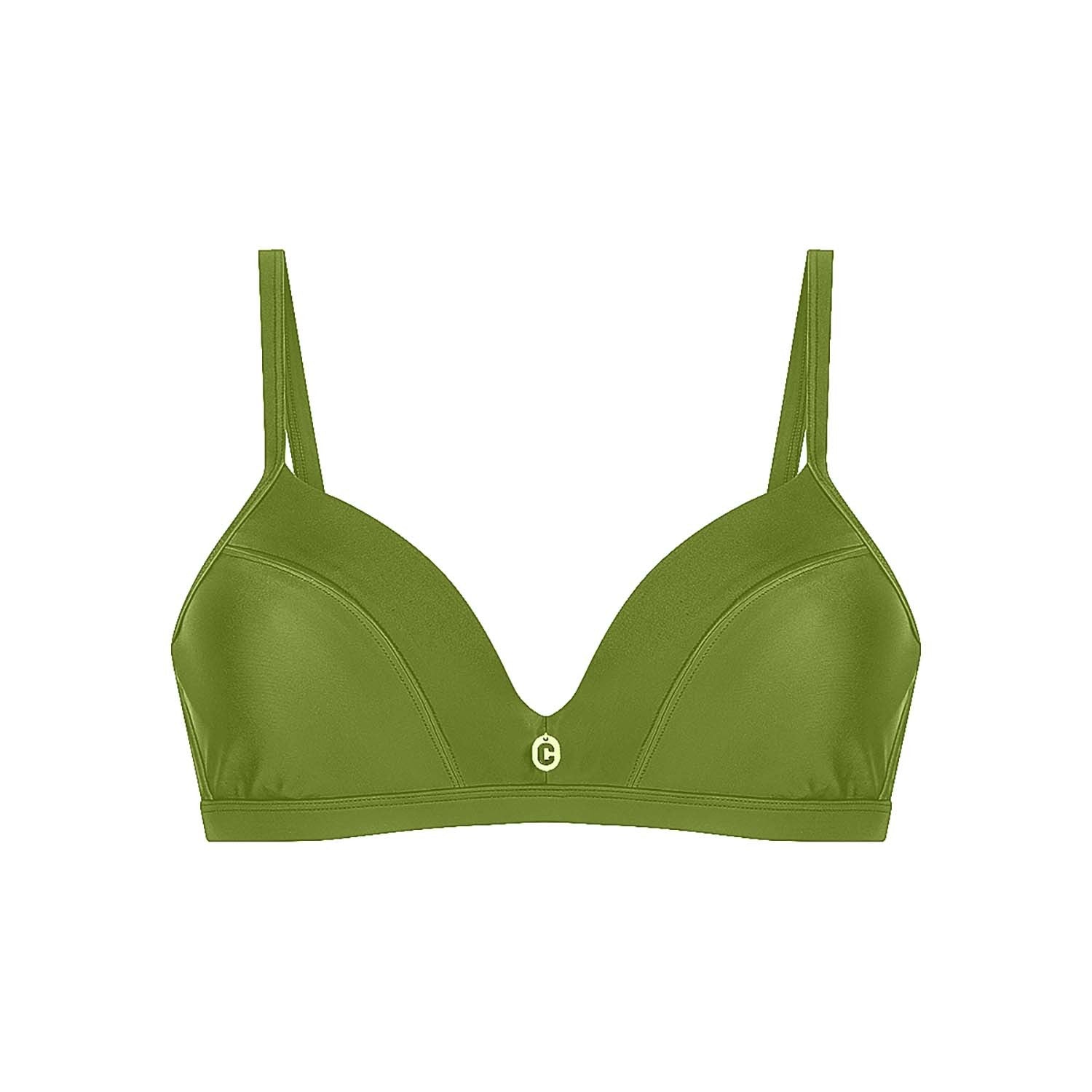 bikini top triangle padded wired