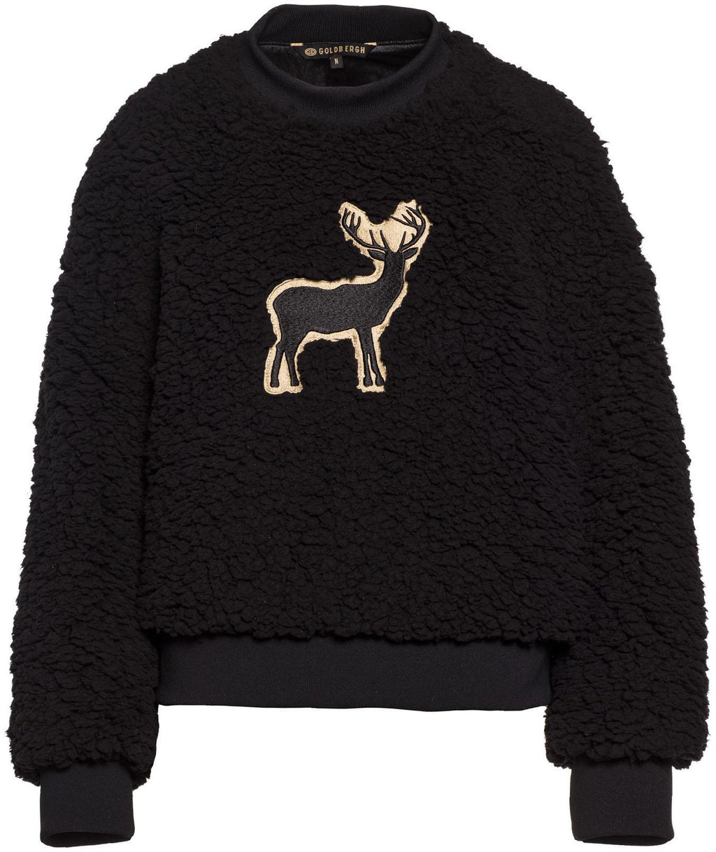 deer teddy sweater