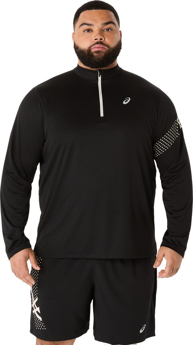 asics icon ls 1/2 zip