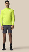 Aop 1/4 Zip Ls Top