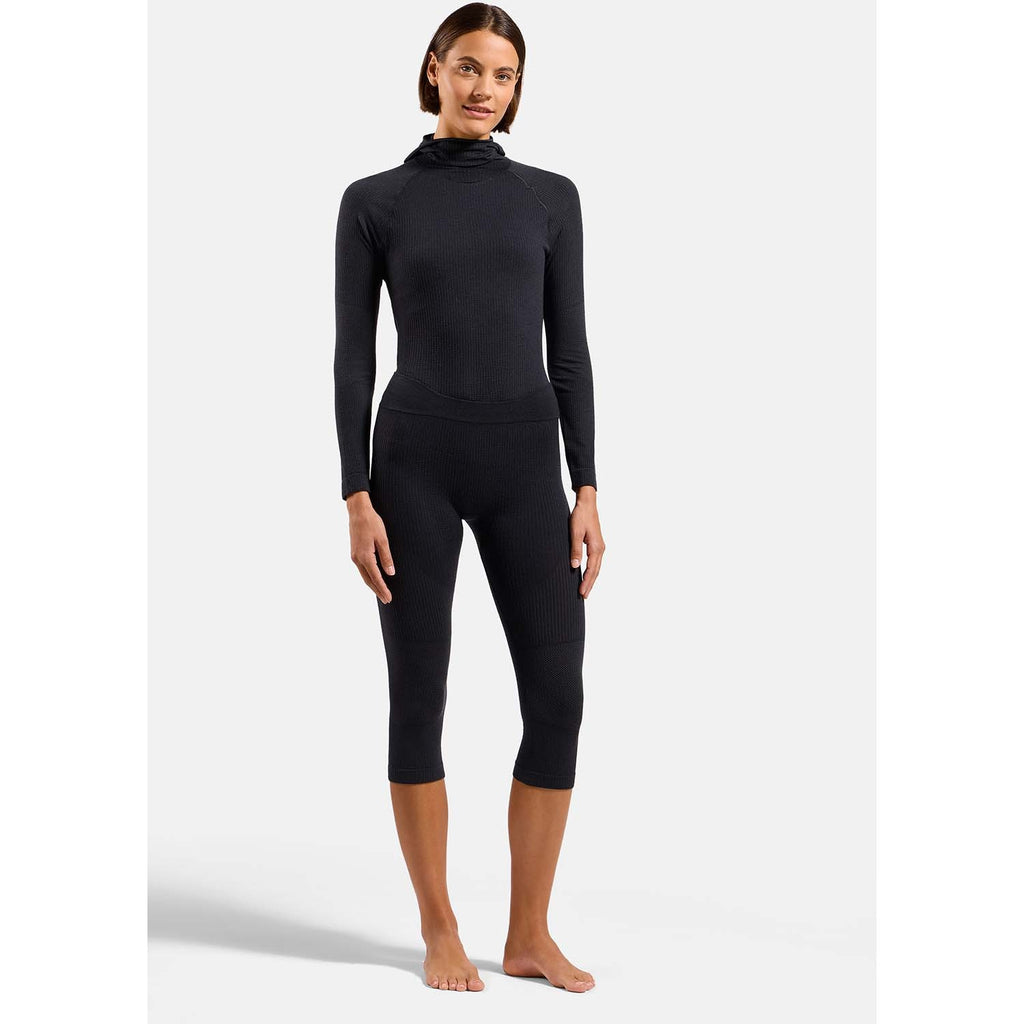 performance wool base layer 3/4 seamless broek