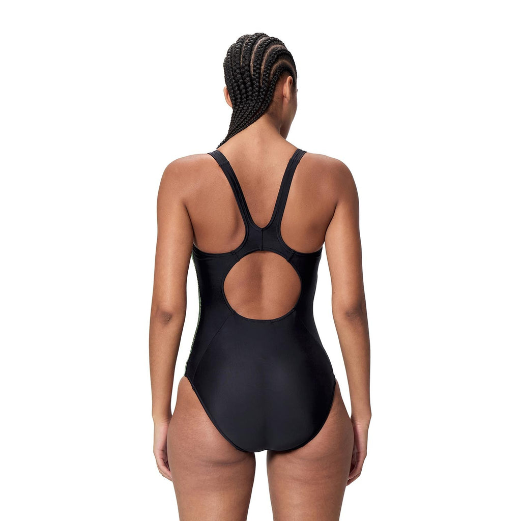 PLACEMENT MEDALIST 1PC BLK/LTGRN