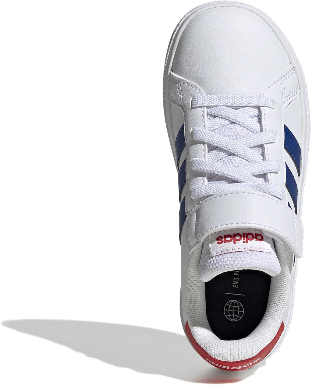 Grand Court Court sneakers met veters & klittenband