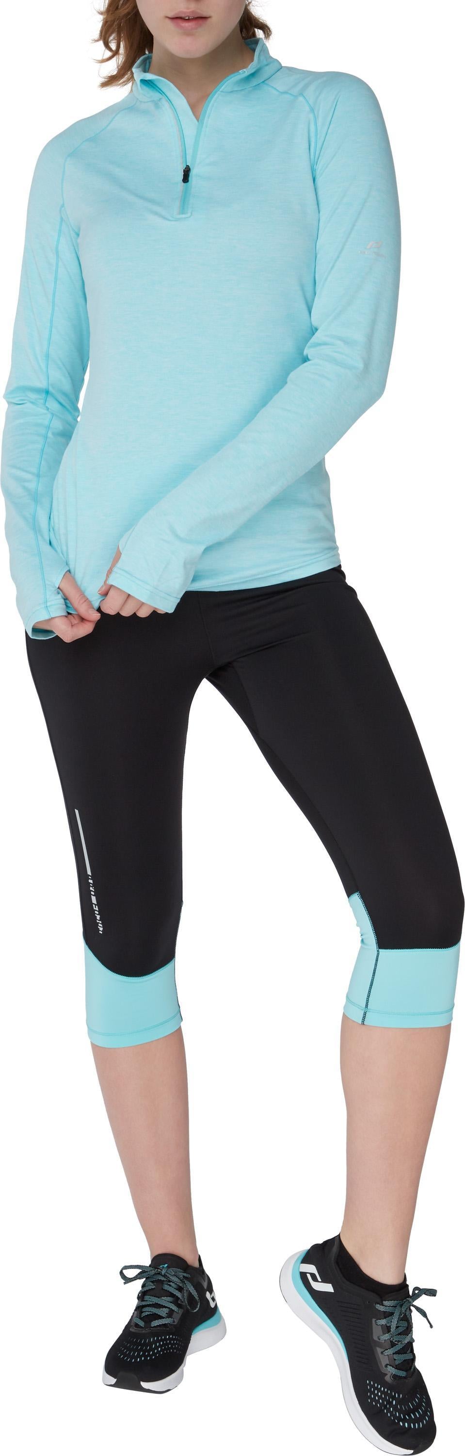 CUSCA wmsDa.Langarmshirt/Halbzipp88%Pes 12%El DryPlusEc