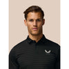 pinnacle pique stripe polo