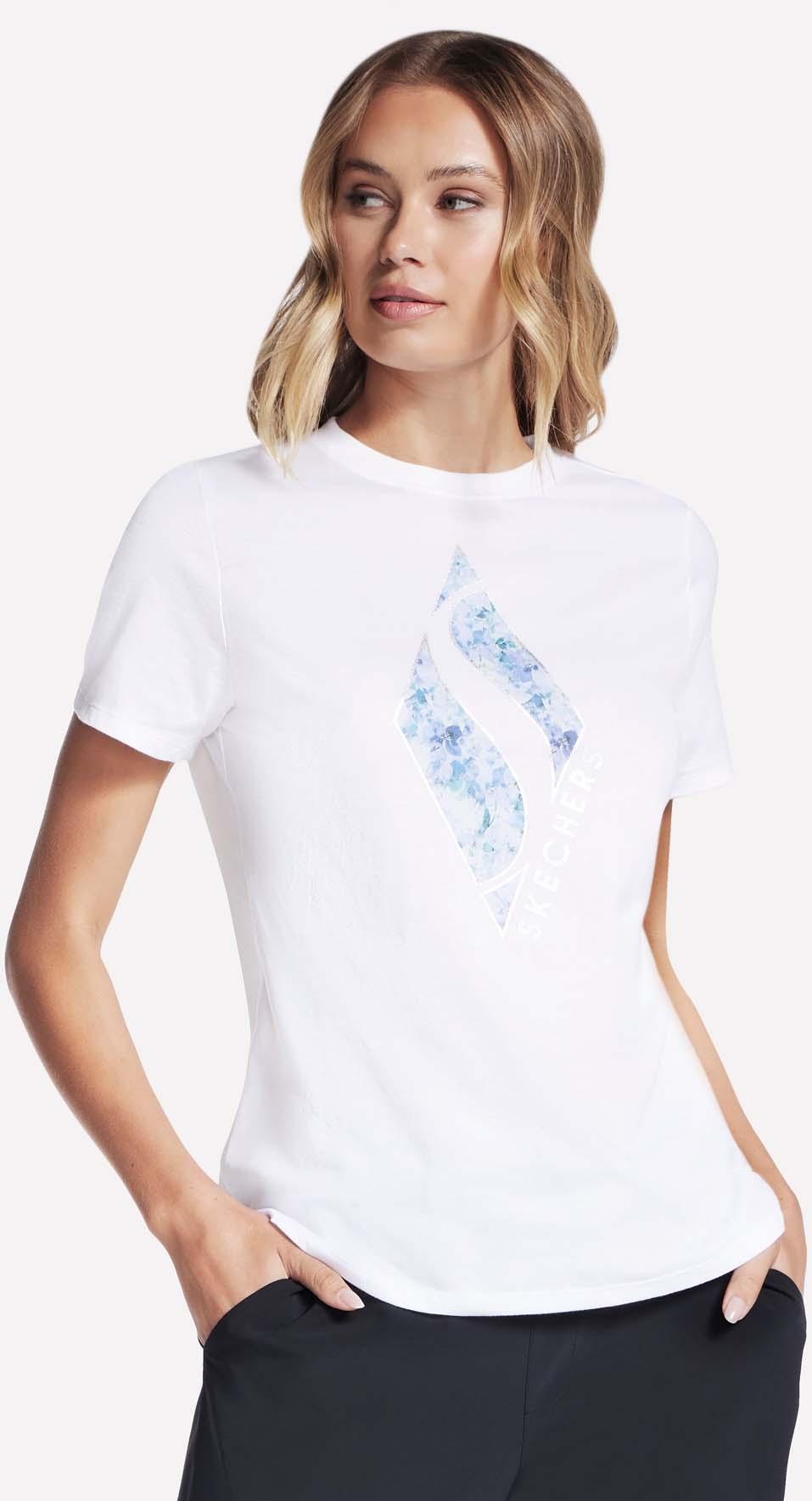 Floral Diamond Classic Crew T