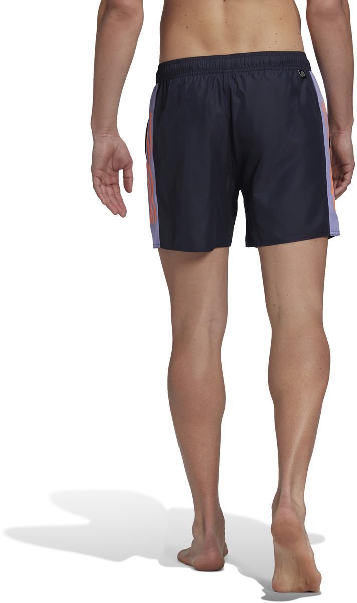 Short Length Colorblock 3-Stripes zwemshort