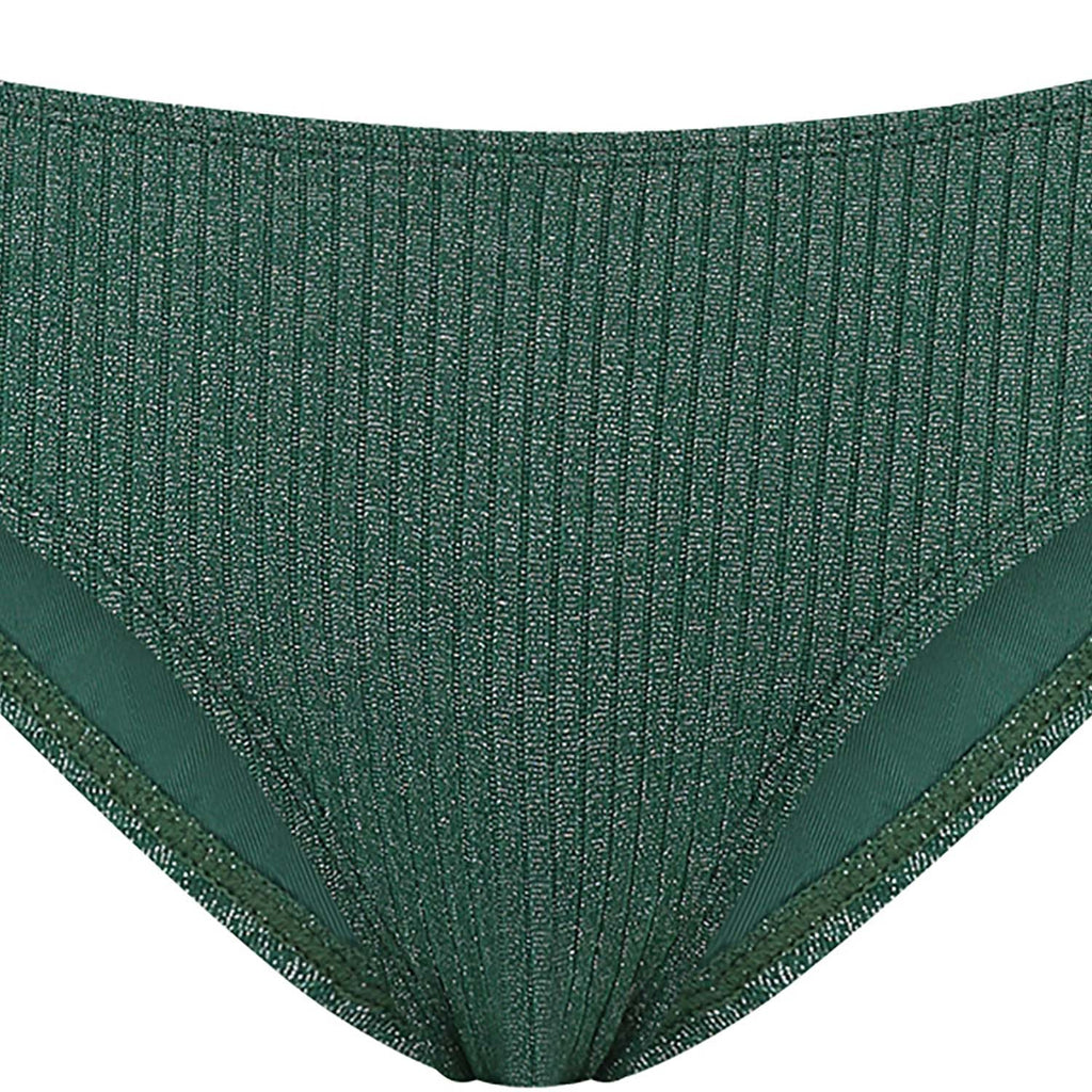 green glitter Bikinibroekje