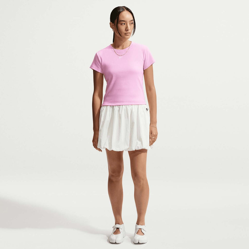 sportswear Strakgeribd damesshirt
