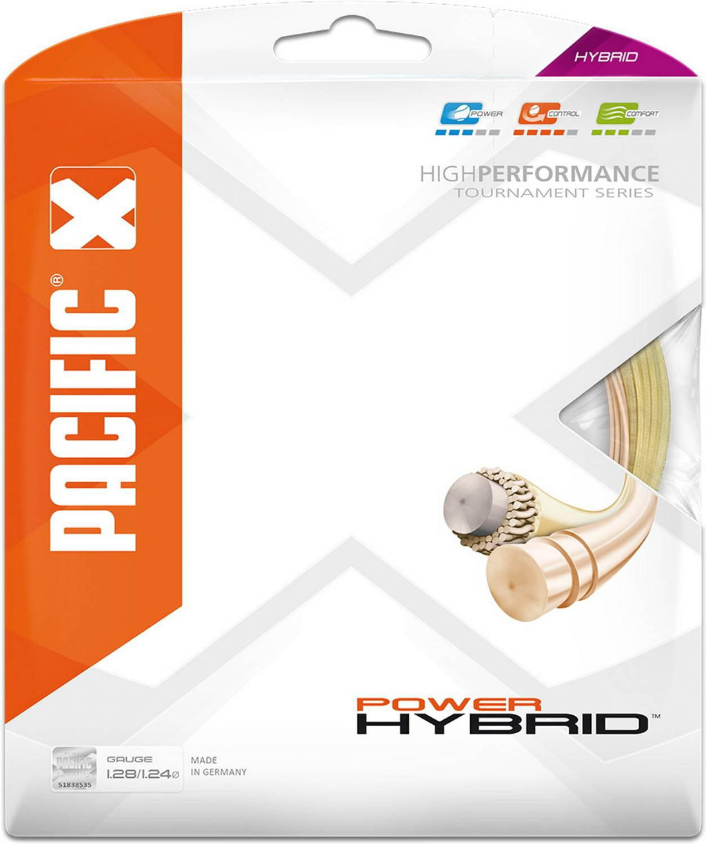 Power Hybrid 1.28/1.24 mm 6.5/6.5 m tennissnaar