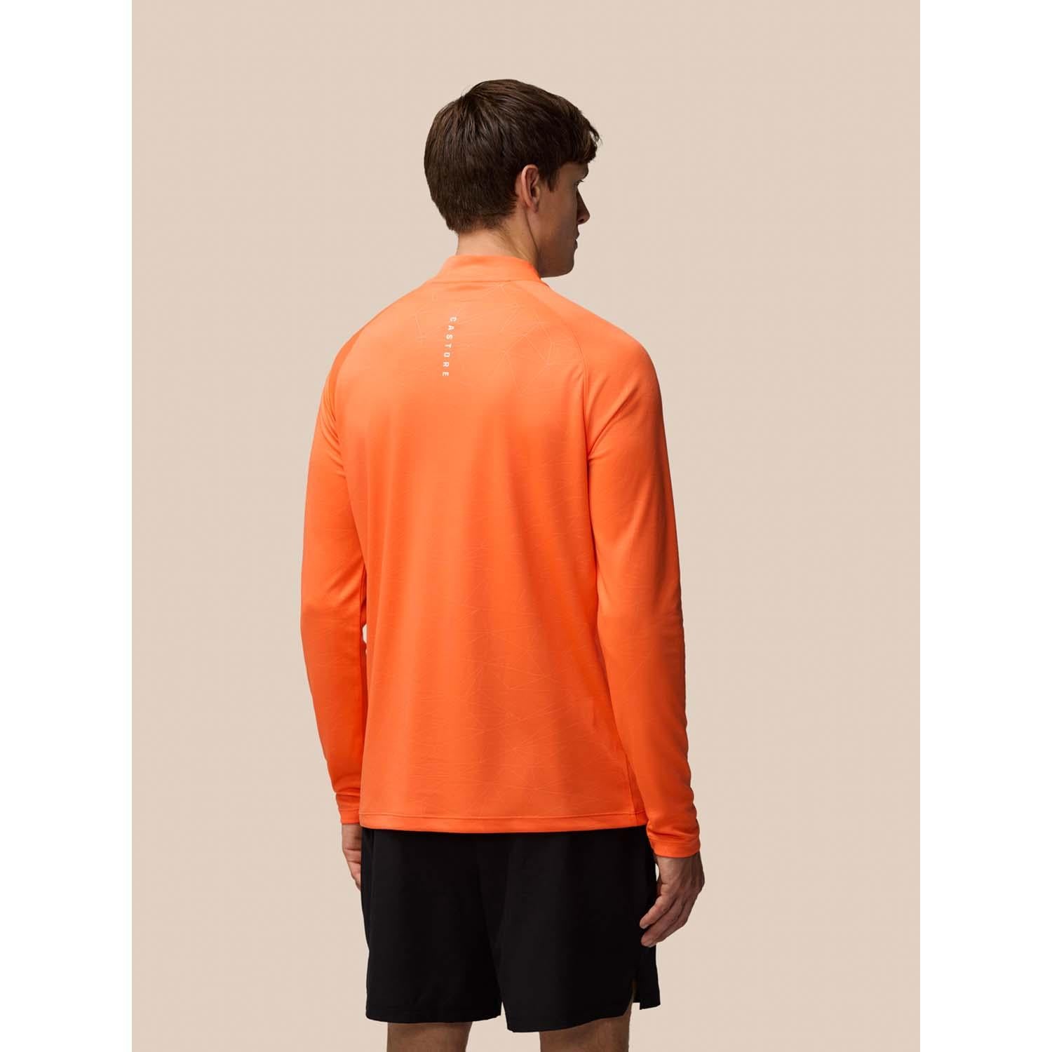 Aop 1/4 Zip Ls Top