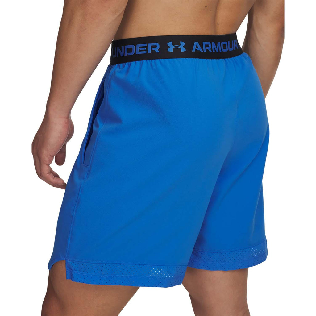 ua vanish woven 6in shorts-blu
