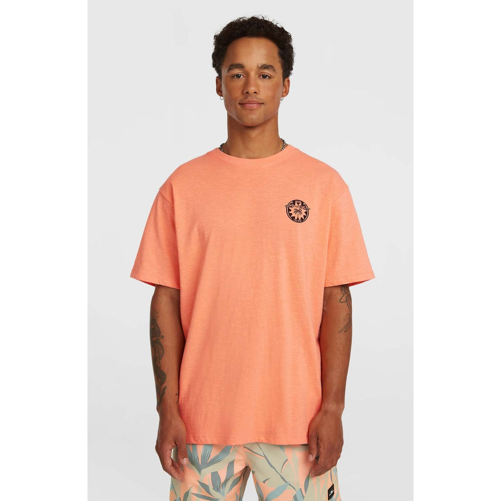 Slub Back Print T-shirt strand