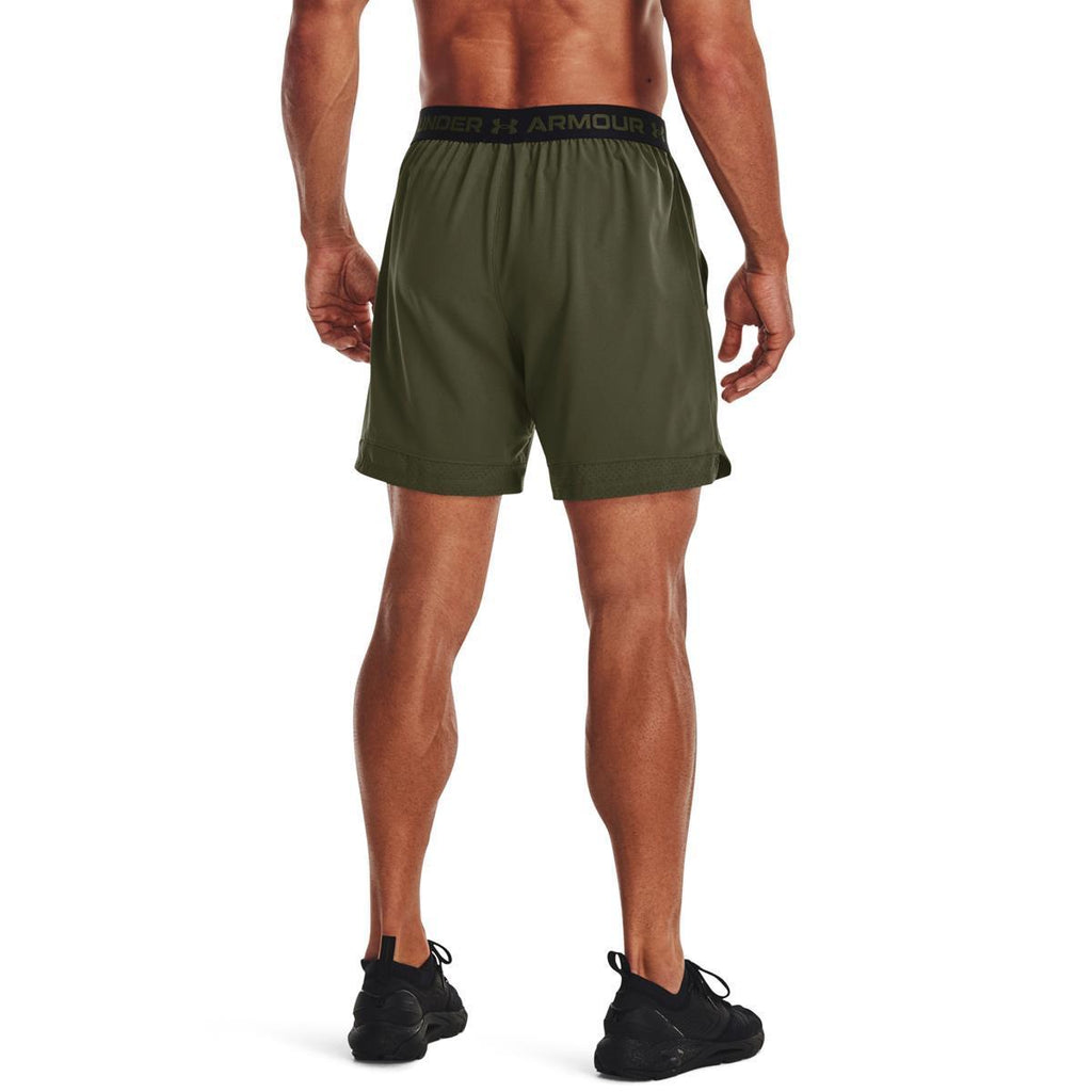 ua vanish woven 6in shorts-grn