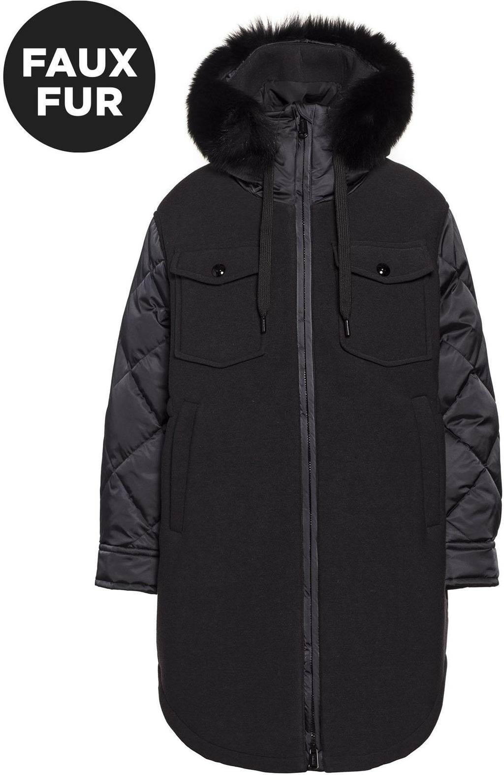 cover jacket faux fur