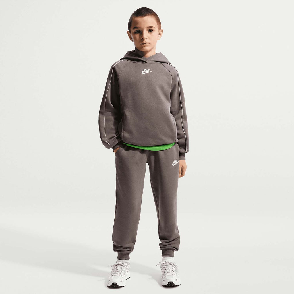 sportswear club fleece big kids' trainingspak met capuchon