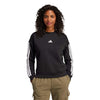 Essentials 3-Stripes Fleece Sweatshirt