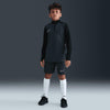 Academy Voetbaltrainingstop met Dri-FIT, lange mouwen en korte rits voor kids