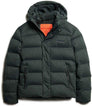 Hooded Microfibre Sports Puffer Jacket