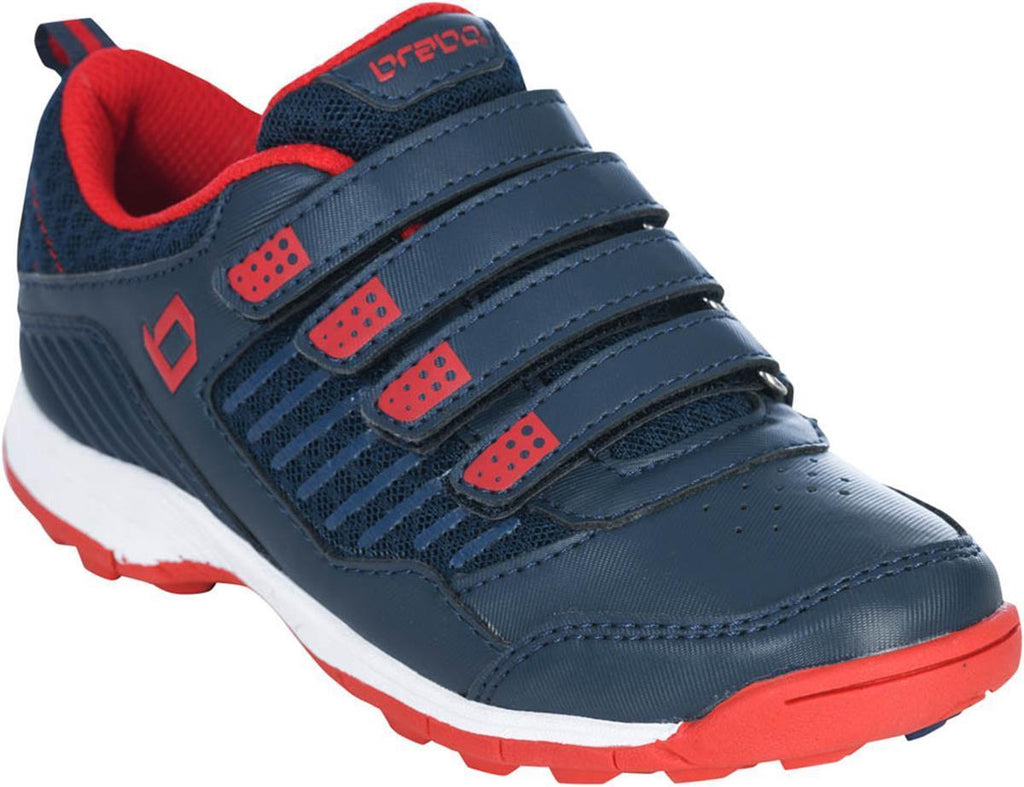 Bf1010f Brabo Shoe Velcro Navy/red