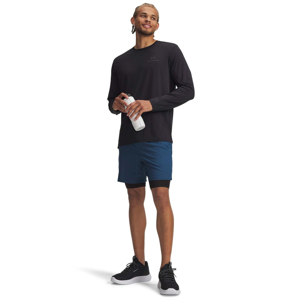 ua vanish woven 2in1 sts-blu