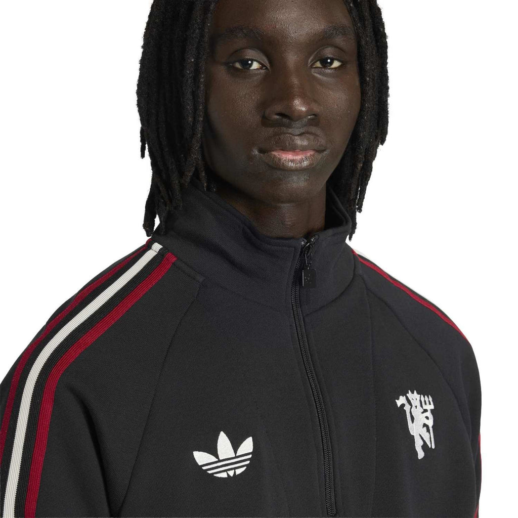Manchester United Originals Sweatshirt met Halflange Rits