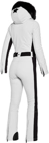 parry ski suit faux fur